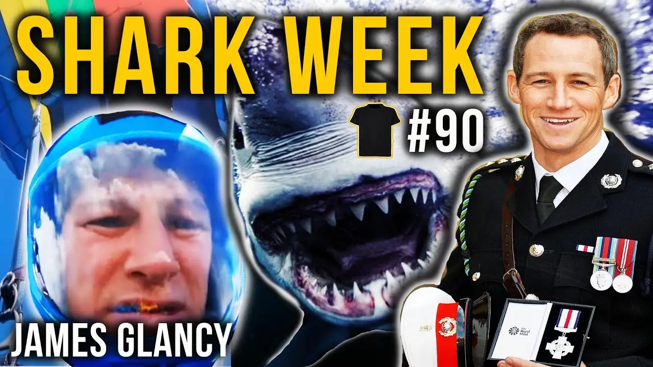 Skydiving Into The Sea With Sharks | James Glancy | Royal Marines