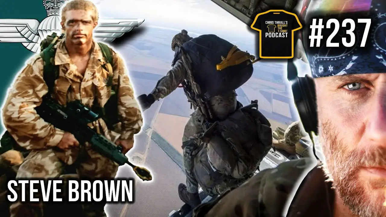 Britain’s Elite Pathfinders | Steve Brown | Parachute Regiment | Bought The T-Shirt Podcast