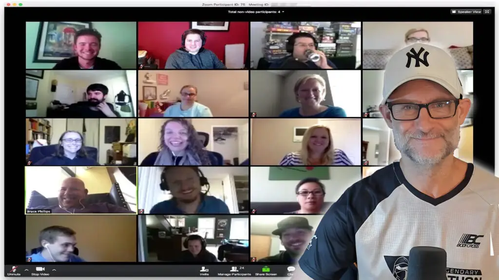 chris thrall legends club zoom meeting